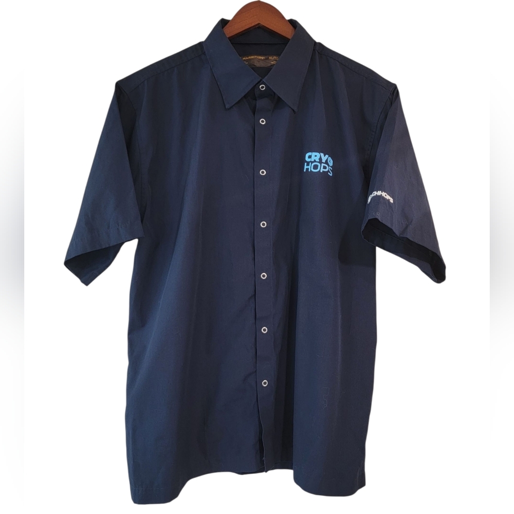 Harrington Cyro Hops Navy Blue X-Large Men's Shirt PRE-OWNED